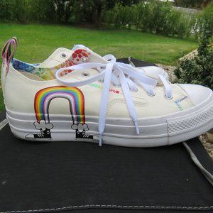 Converse Chuck Taylor All Star Lift Platform Low 'Pride' A02264C M sz9